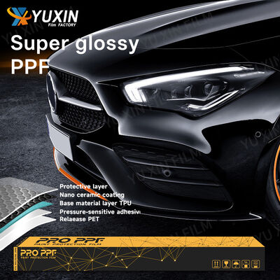 10 Years Warranty 6.5mil Self-Healing TPU Paint Protection Film Clear PPF for Cars