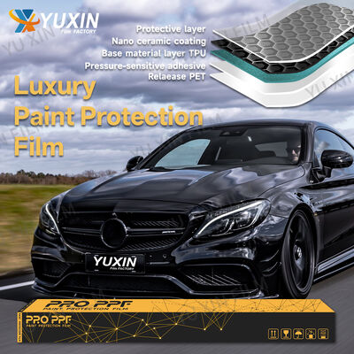 Satin Matte Color Change TPU PPF Roll 190 Micron Ashland Glue Self Healing Hydrophobic Car Film 1.52x15m