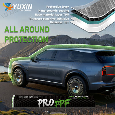 5x50ft Clear Agutec TPU Paint Protection Film Non Yellow 8 Year Warranty Glossy Car PPF Roll