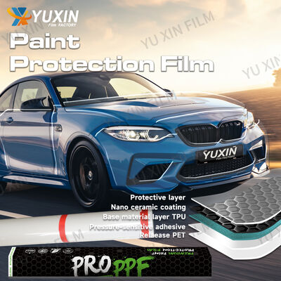 Anti Graffiti Clear TPU PPF Chemical Resistant Film Acid Rain Bird Dropping Car Paint Protection 5x50ft